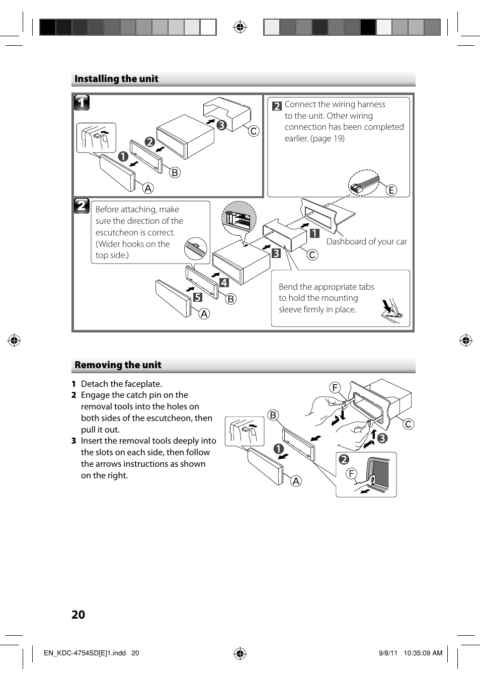 Kenwood KDC-4654SD User Manual | Page 20 / 21