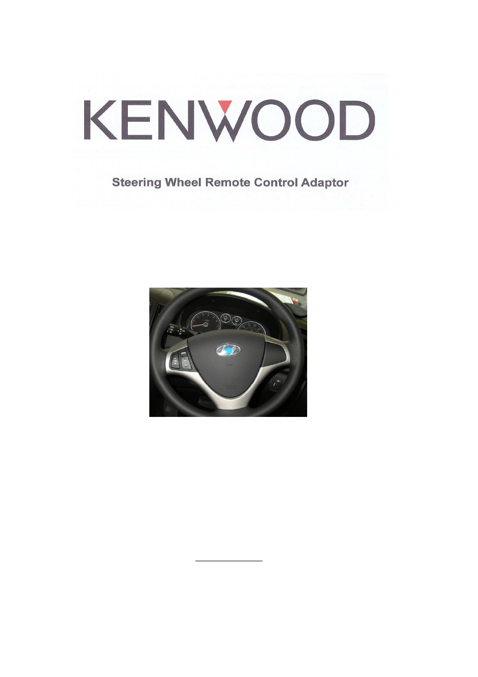 Kenwood CAW-HY2582 User Manual | 3 pages