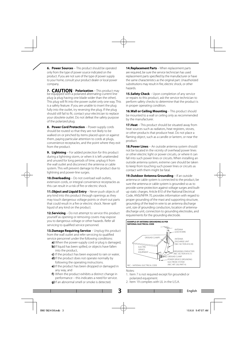 Caution | Kenwood AS-iP70 User Manual | Page 3 / 168