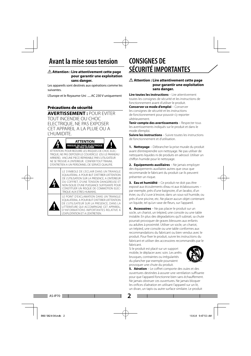 Kenwood AS-iP70 User Manual | Page 30 / 168