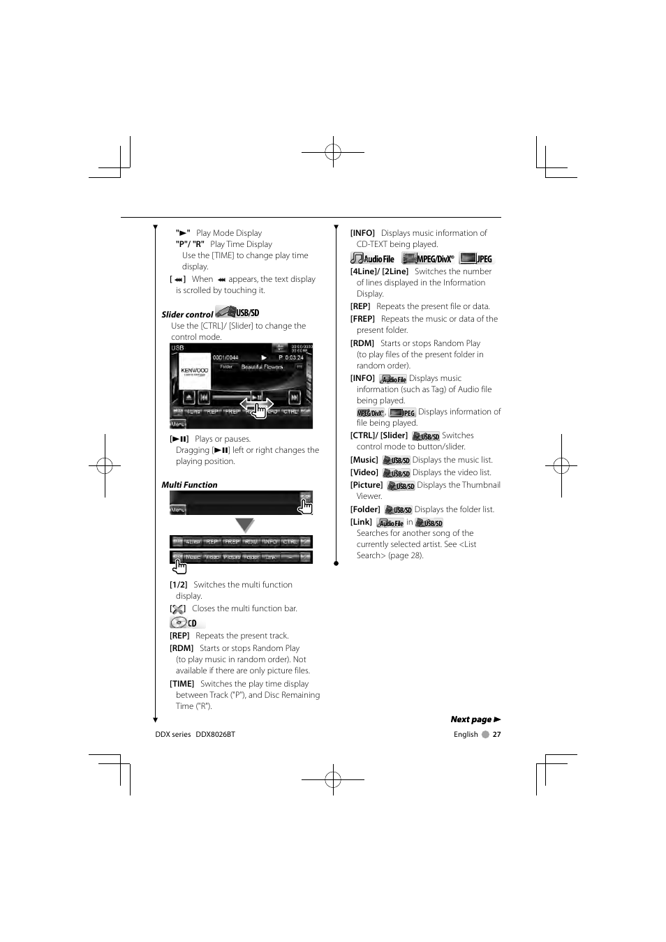 Kenwood DNX9260BT User Manual | Page 27 / 116