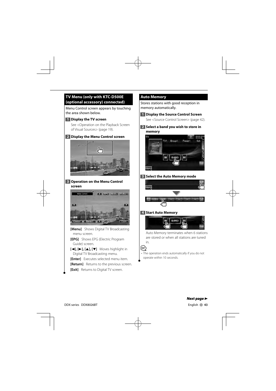 Kenwood DNX9260BT User Manual | Page 43 / 116