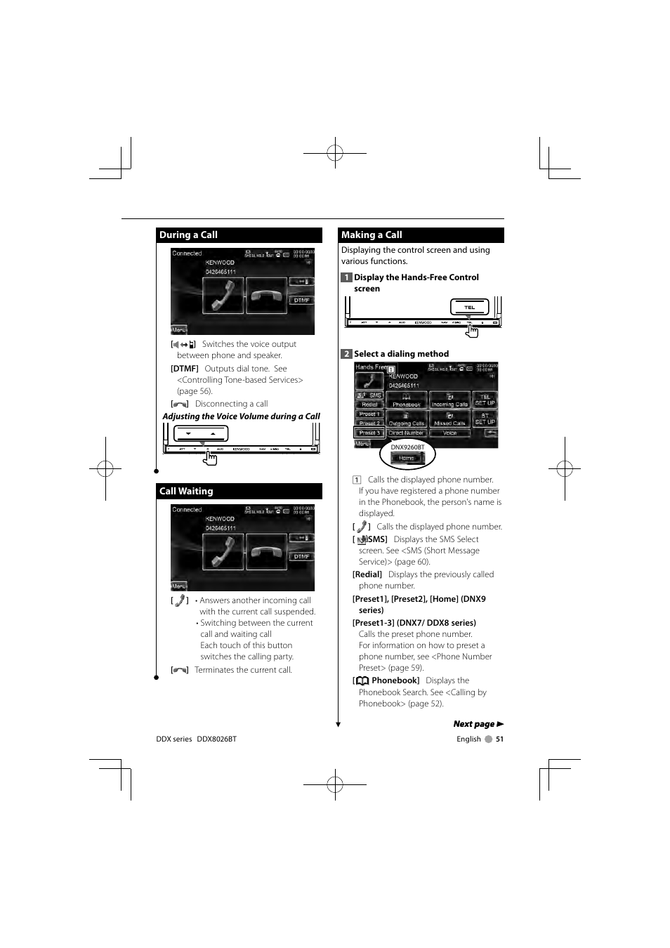 Kenwood DNX9260BT User Manual | Page 51 / 116