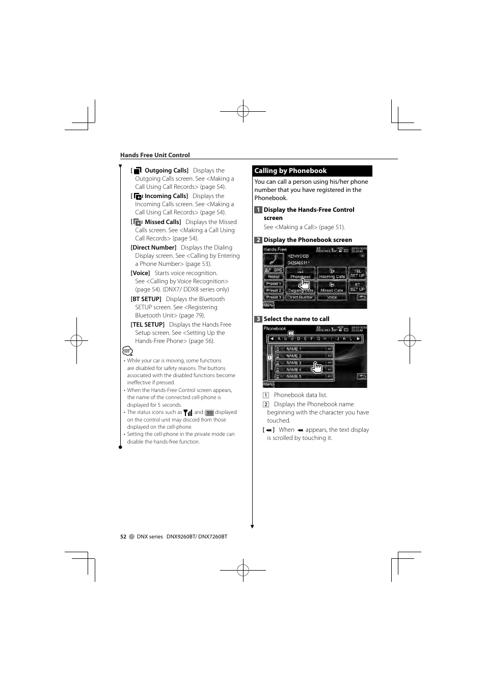 Kenwood DNX9260BT User Manual | Page 52 / 116