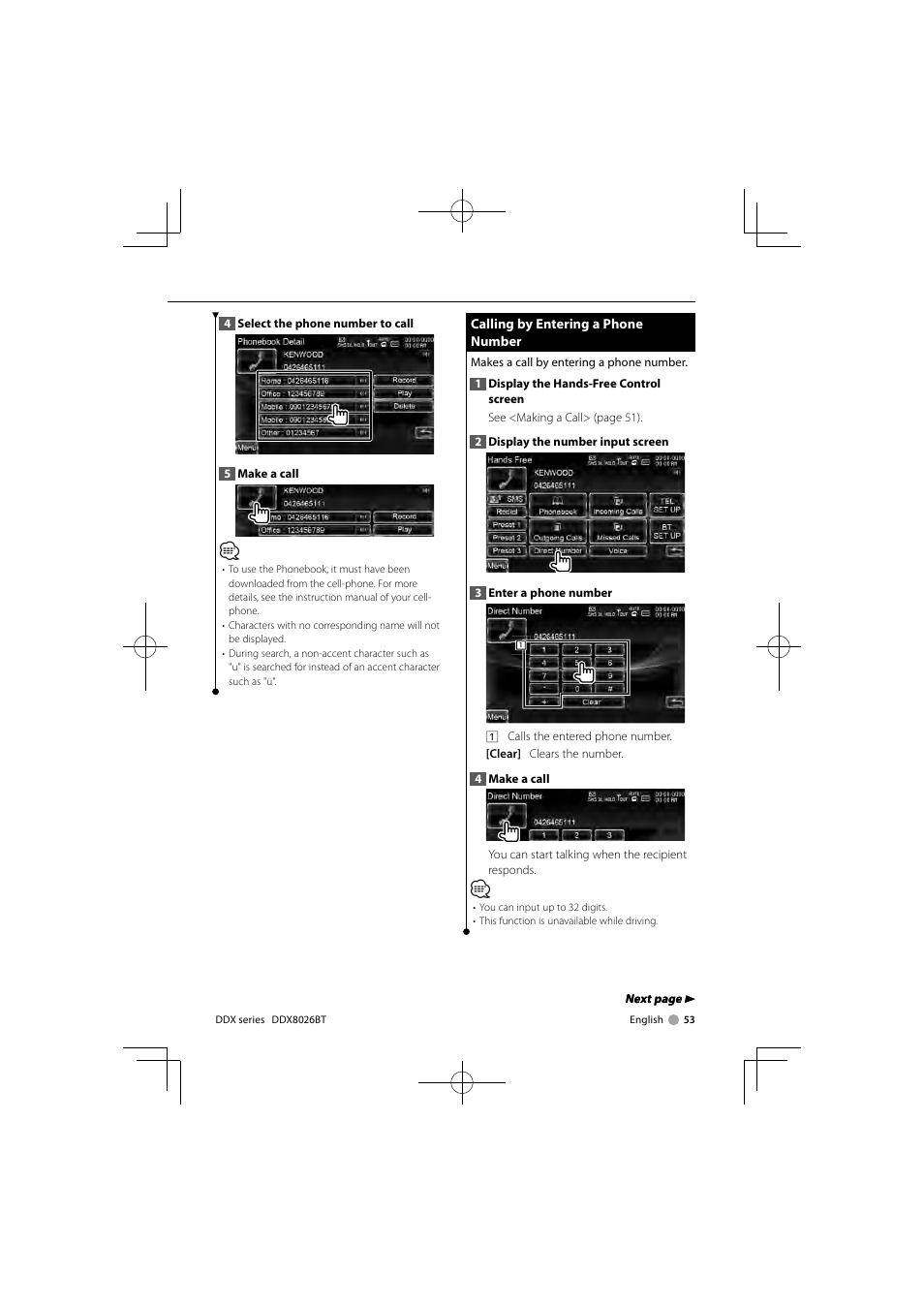 Kenwood DNX9260BT User Manual | Page 53 / 116