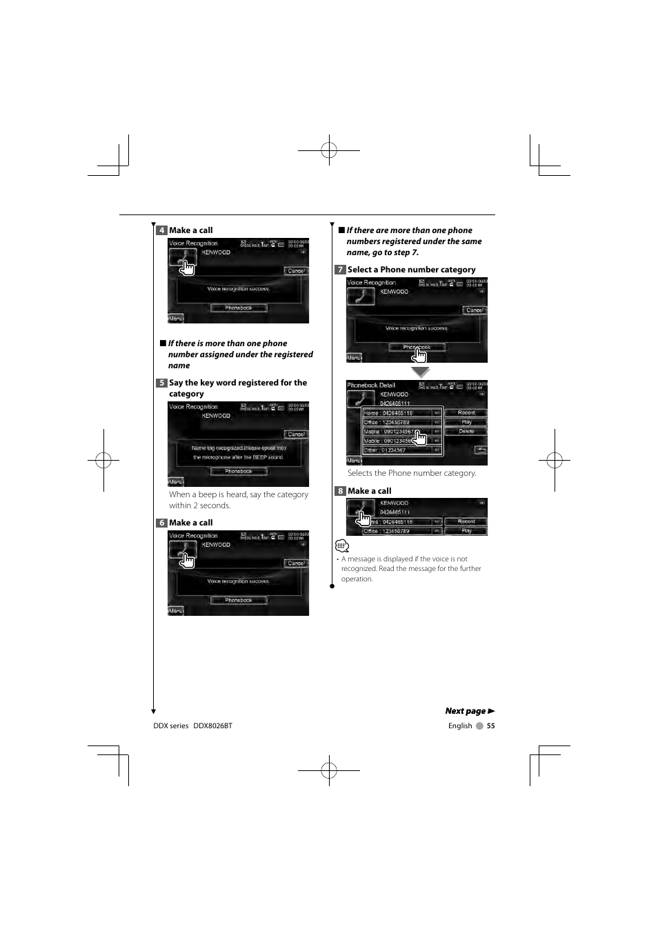 Kenwood DNX9260BT User Manual | Page 55 / 116