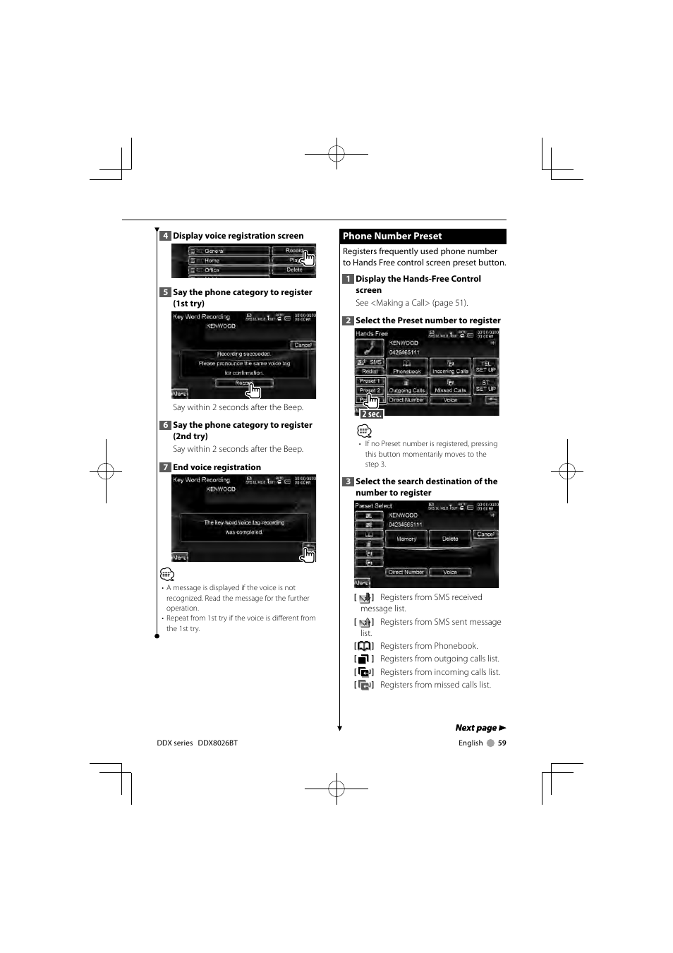 Kenwood DNX9260BT User Manual | Page 59 / 116