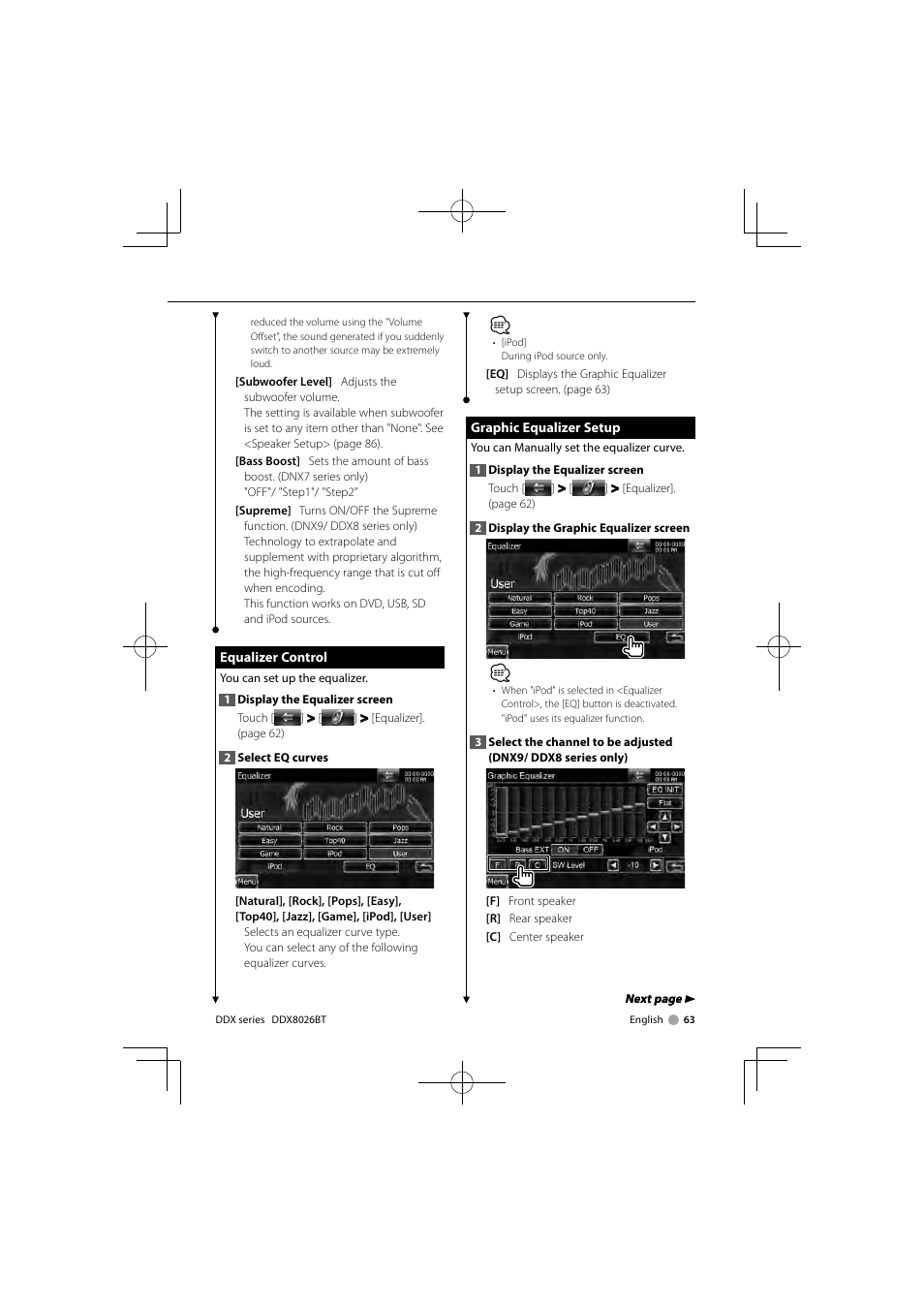 Kenwood DNX9260BT User Manual | Page 63 / 116