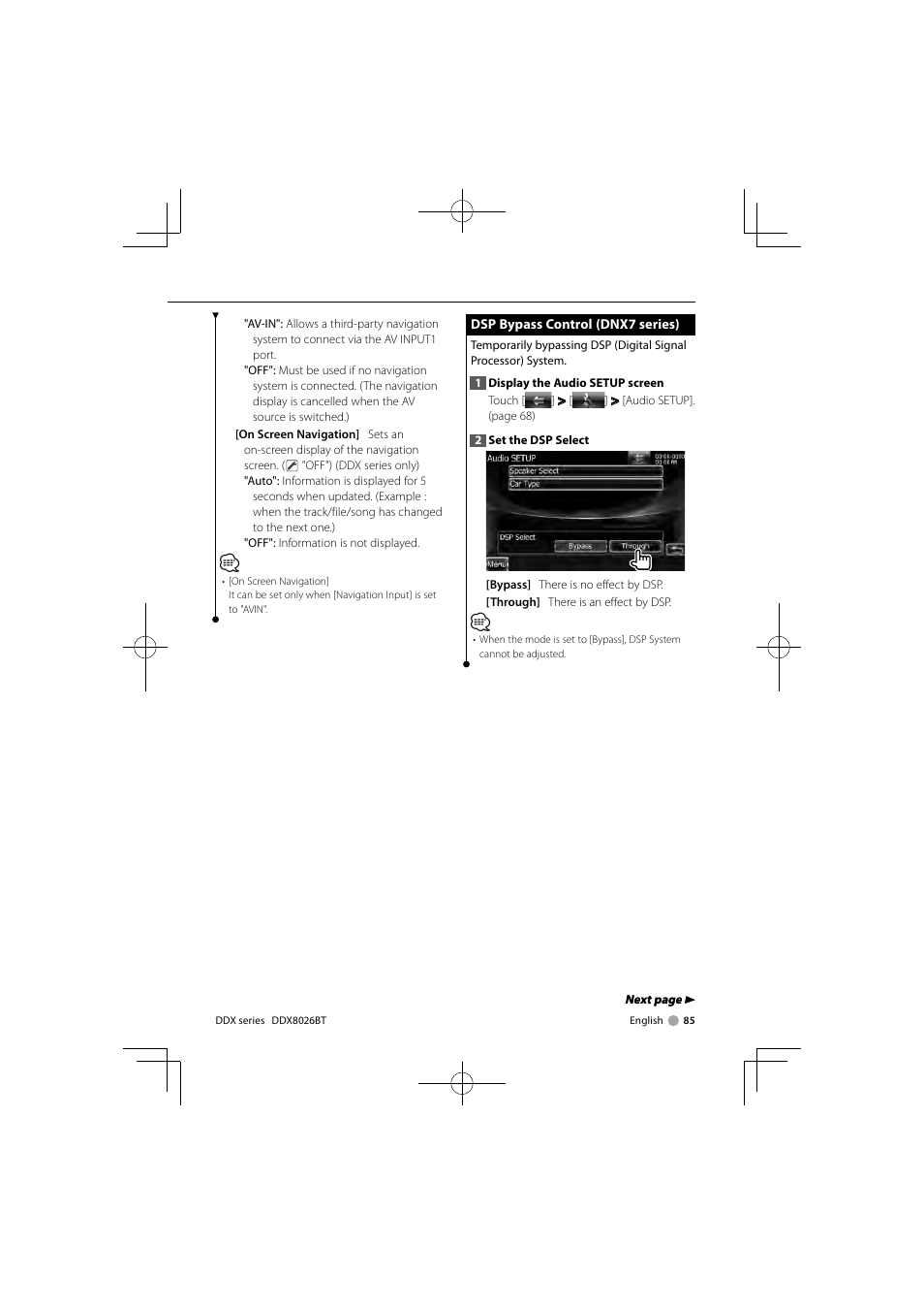 Kenwood DNX9260BT User Manual | Page 85 / 116