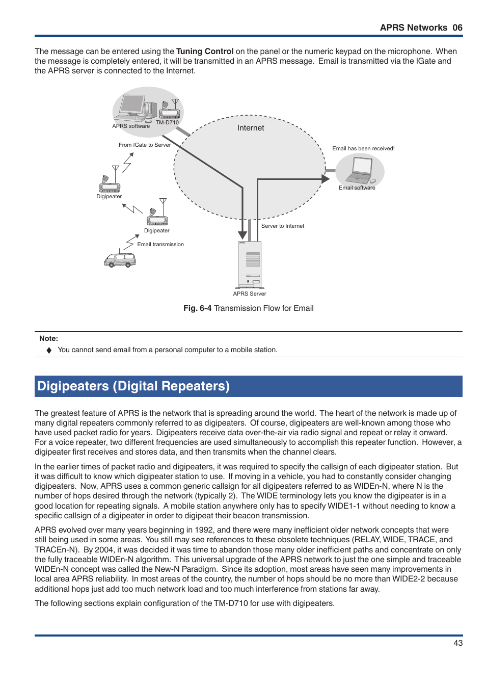 Digipeaters (digital repeaters) | Kenwood TM-D710GE User Manual | Page 47 / 108