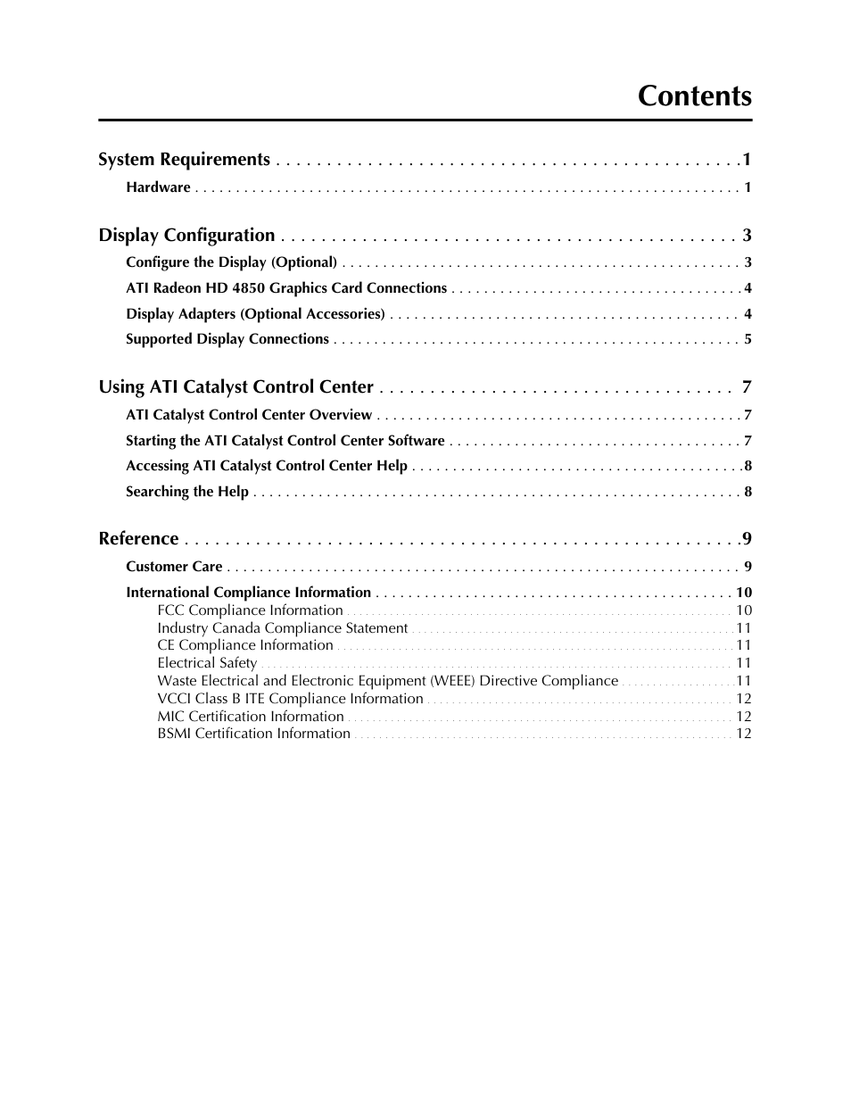 AMD Radeon 4850 User Manual | Page 5 / 18