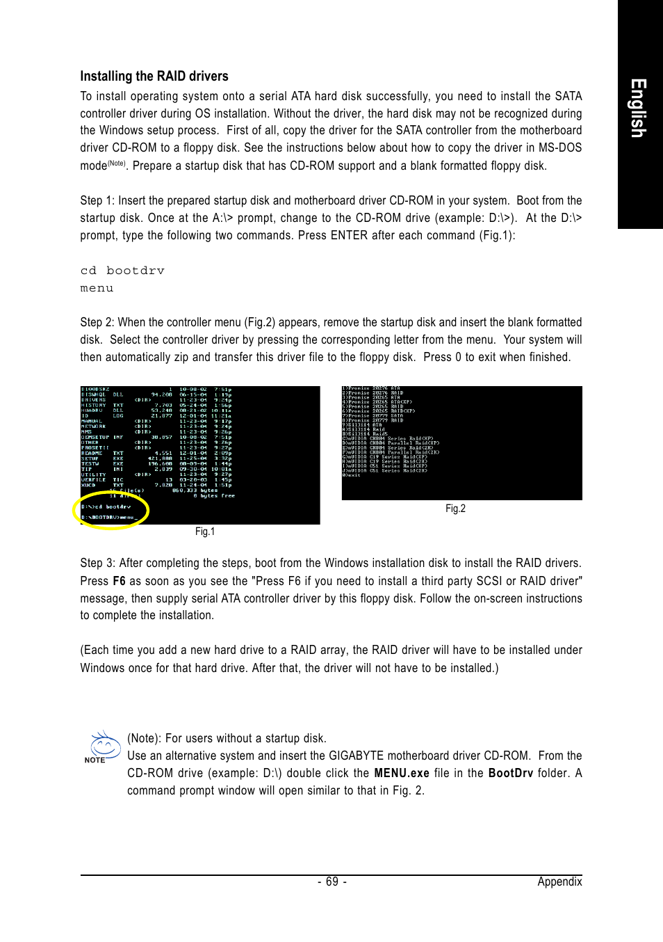 English | AMD GA-K8N51GMF-9 User Manual | Page 69 / 80