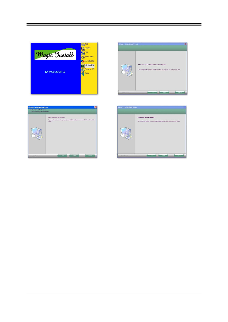 7 how to update bios, Pc-health install myguard hardware monitor utility | AMD Socket AM2+ Quad Core Processor 790GX User Manual | Page 49 / 63