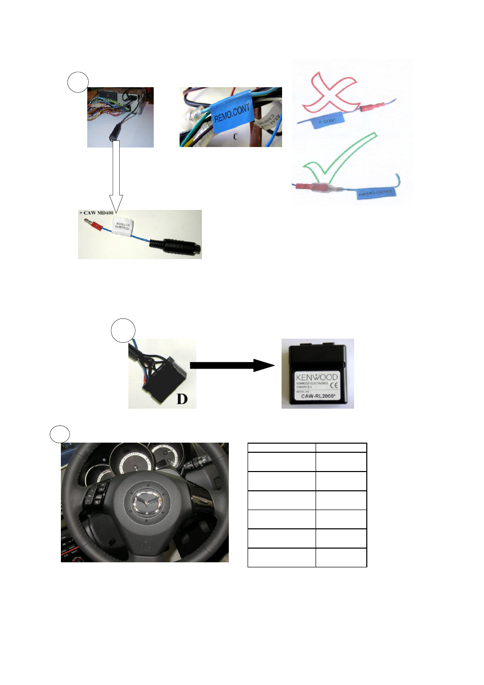 Kenwood CAW-MZ2032 User Manual | Page 3 / 3