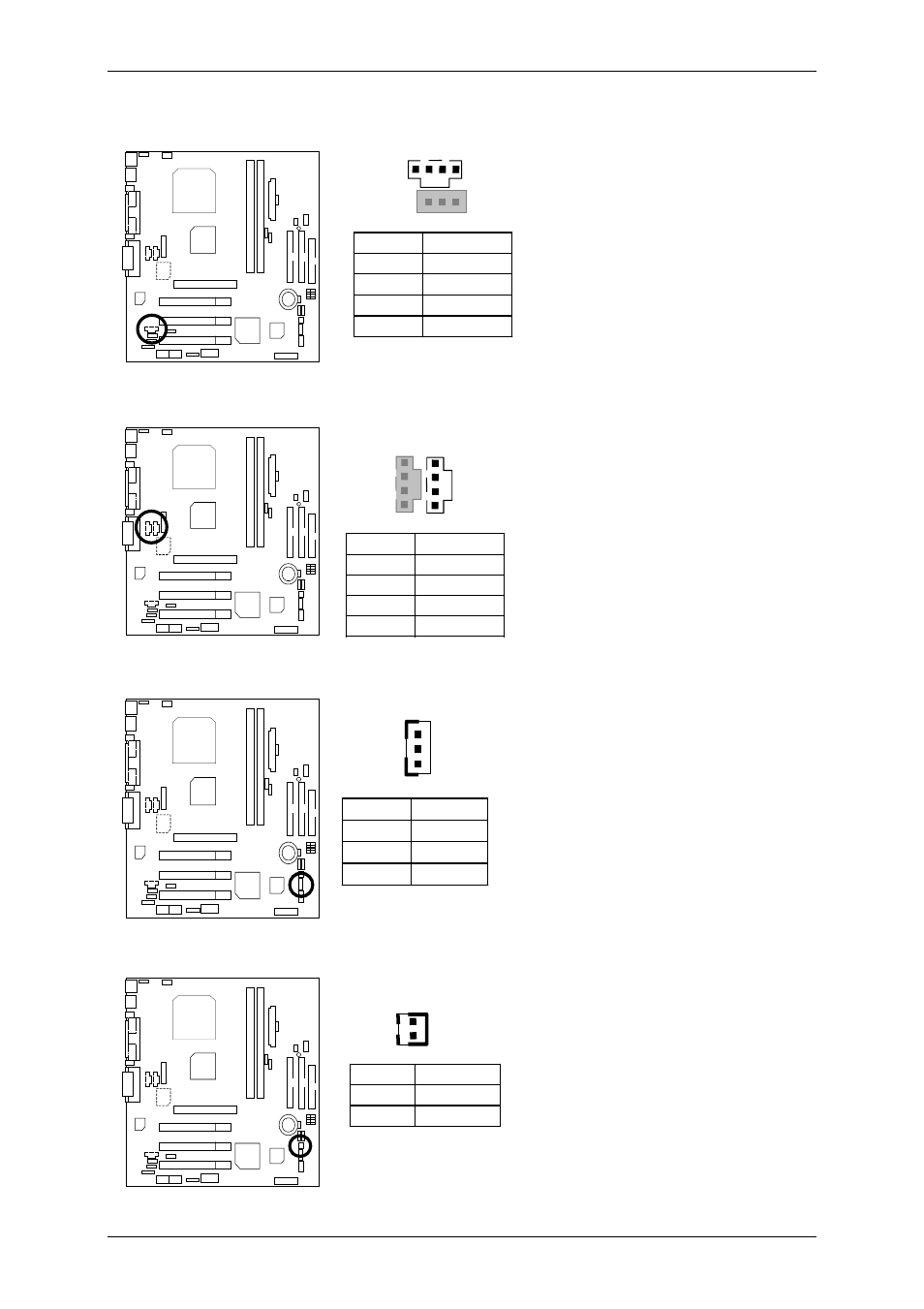 J9: cd audio line in, J12: wake on lan, J13: ring power on (internal modem card wake up) | J8 tel: t, He connector is for, Odem with internal voice connector, J9: cd a, Udio, J12: w, J13: r | AMD 7ZMMC User Manual | Page 10 / 36