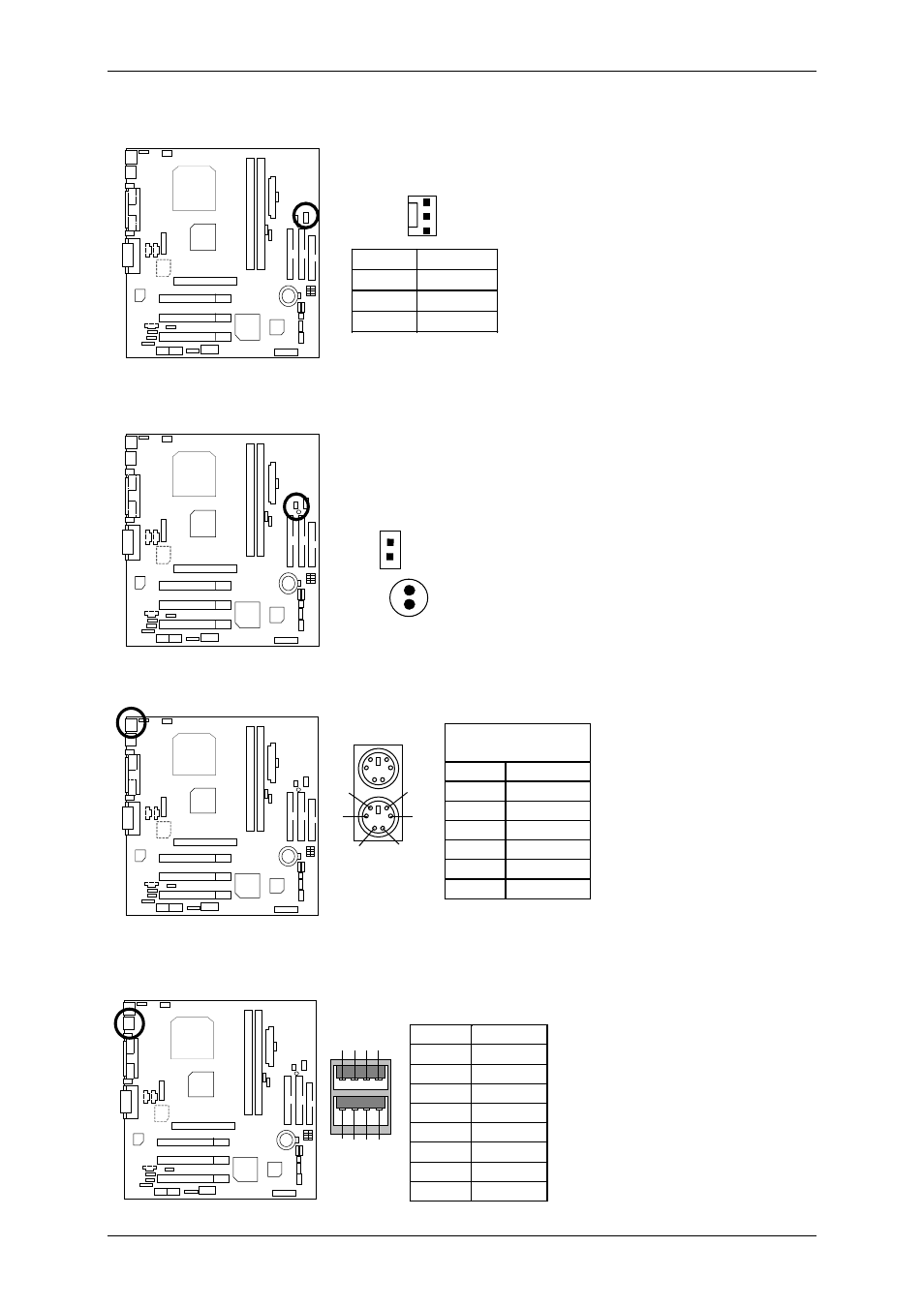 Jp6: power fan, Jp8 / led1: str led connector & dimm led, Ps/2 keyboard & ps/2 mouse port | Usb 1: rear usb port, Jp6: p, Ower, Jp8 / led1: str led c, Onnector, Dimm led, Ps/2 k | AMD 7ZMMC User Manual | Page 11 / 36