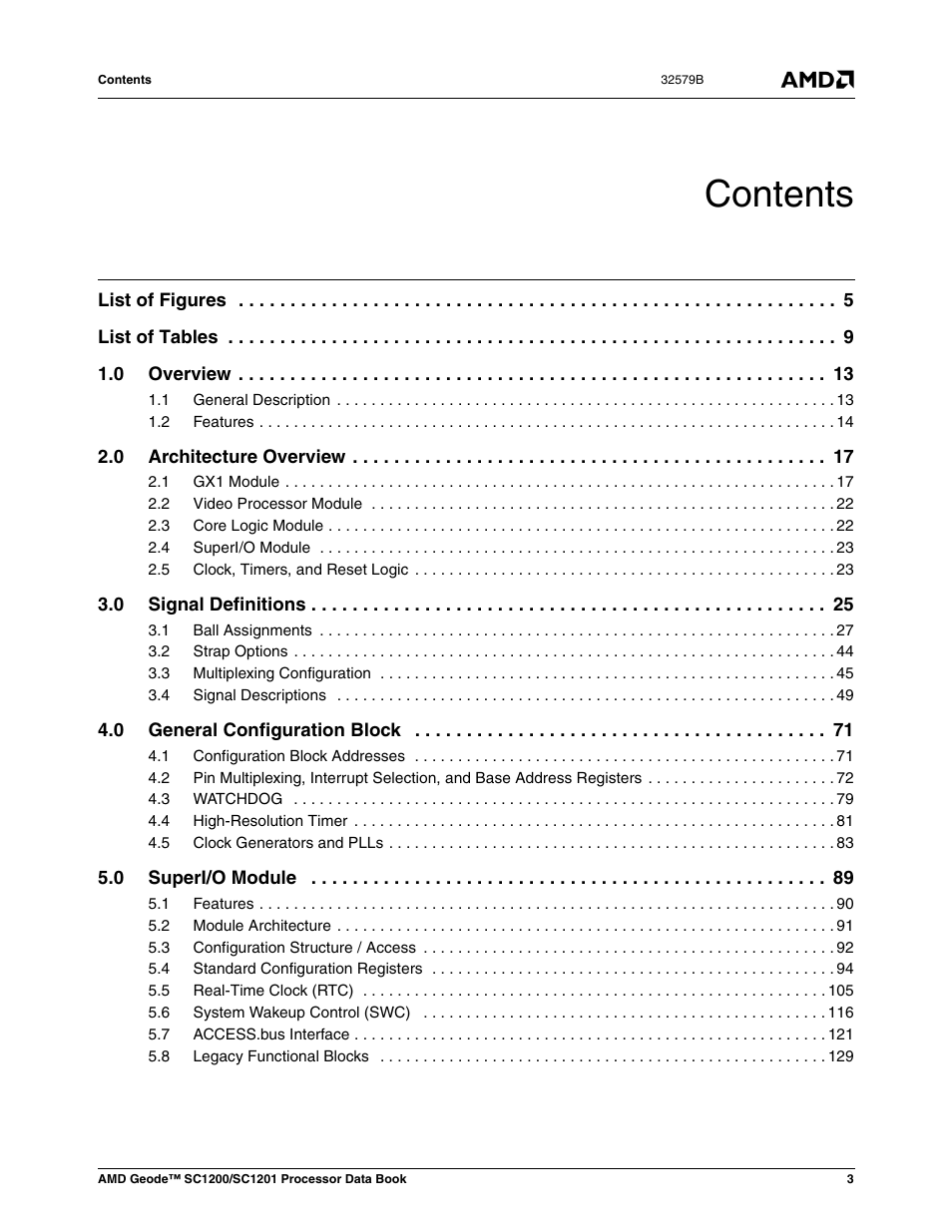 AMD Geode SC1201 User Manual | Page 3 / 443