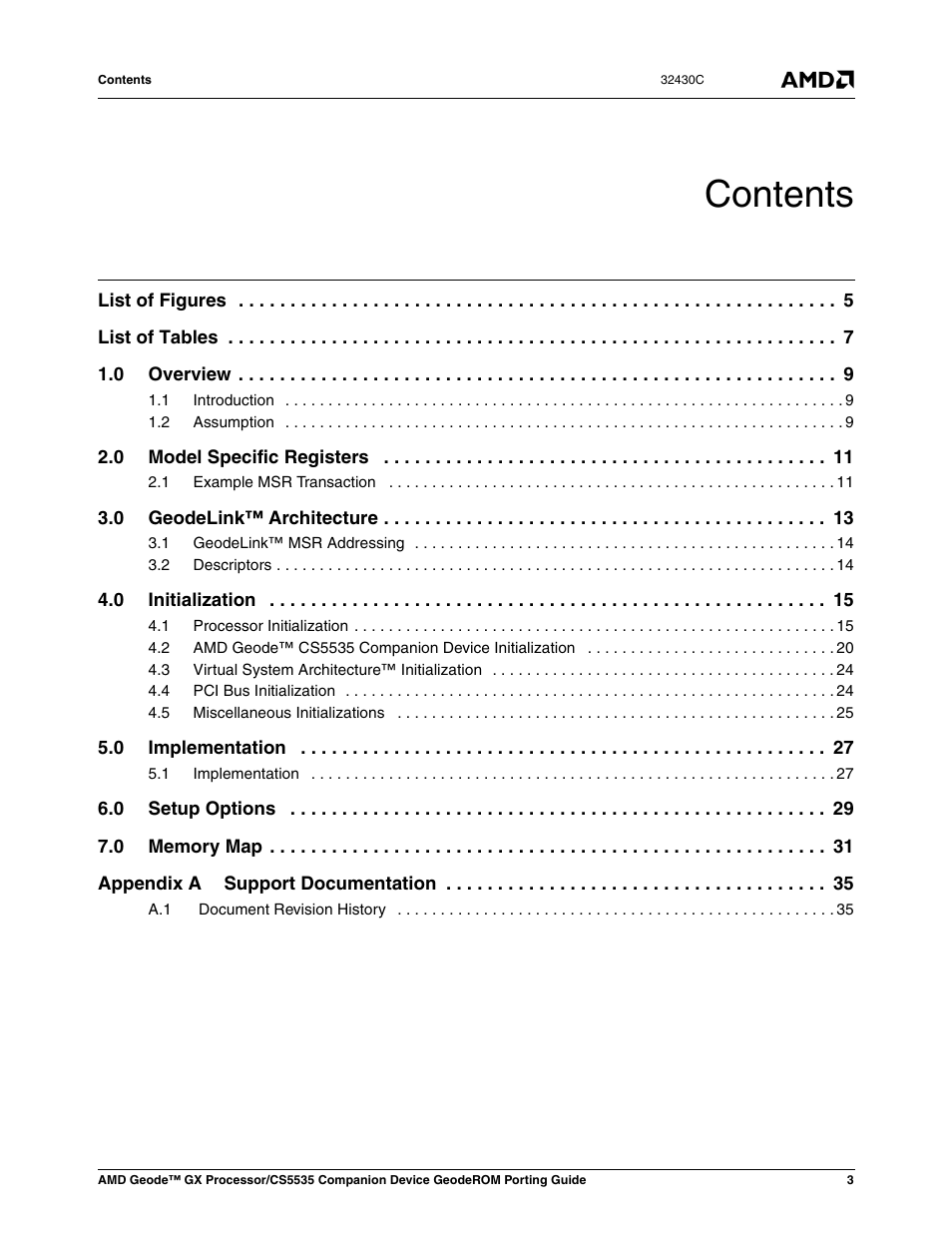 AMD CS5535 User Manual | Page 3 / 36