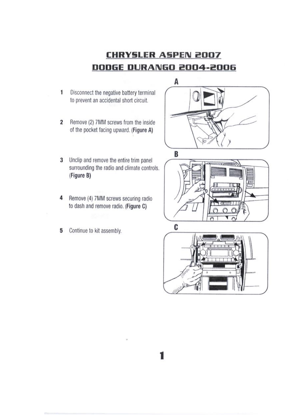 Chrysler aspeim god7 dodge duraimgo b004-b00g | Kenwood CAW1035-01 User Manual | Page 3 / 14