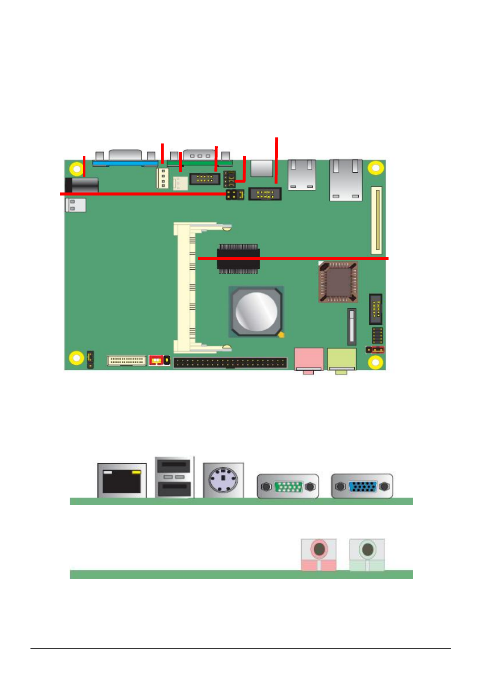 Chapter 2 <hardware setup, 1<connector location | AMD Geode LX800 User Manual | Page 12 / 46