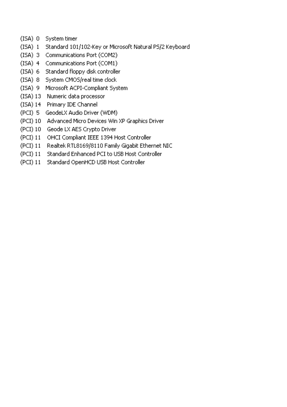 AMD Geode LX800 User Manual | Page 42 / 46