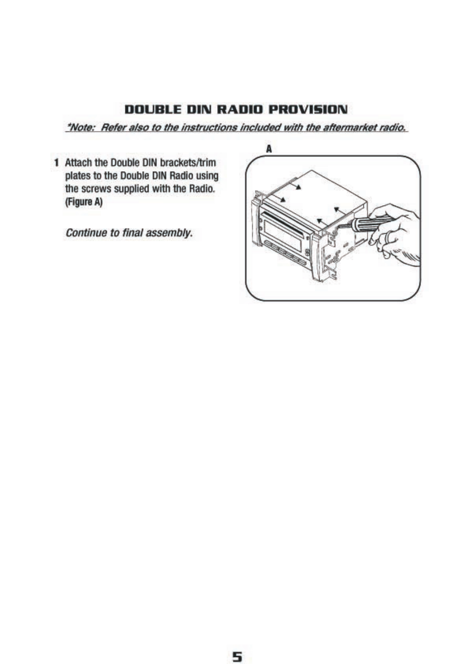Double diixi radio prdvisioixi | Kenwood CAW1035-06 User Manual | Page 7 / 7