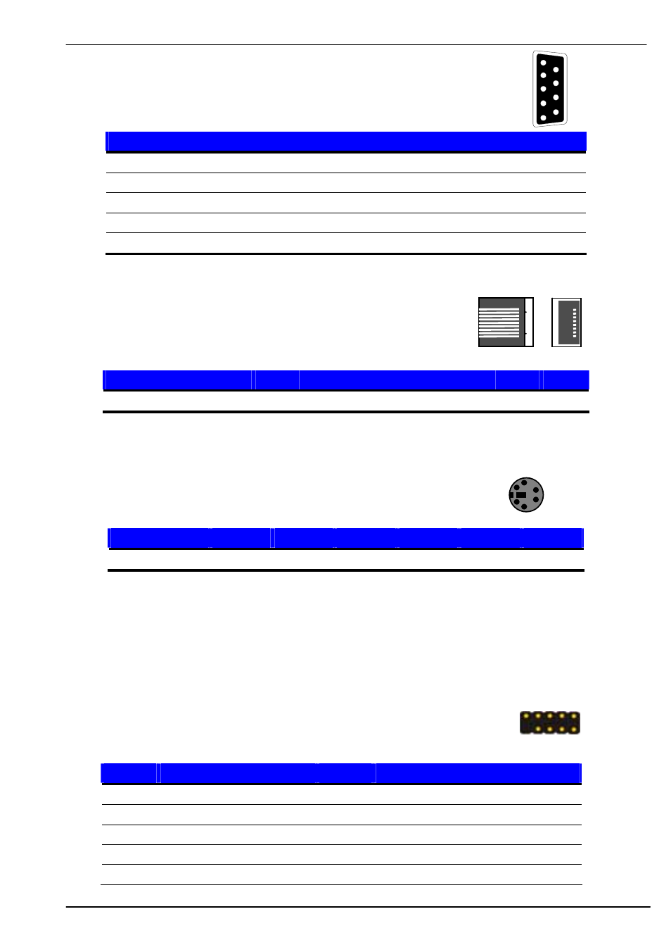 A.5 <serial port, A.6 <lan port, A.7 <ps/2 keyboard & mouse port | A.8 < usb interface | AMD LE-363 User Manual | Page 35 / 45