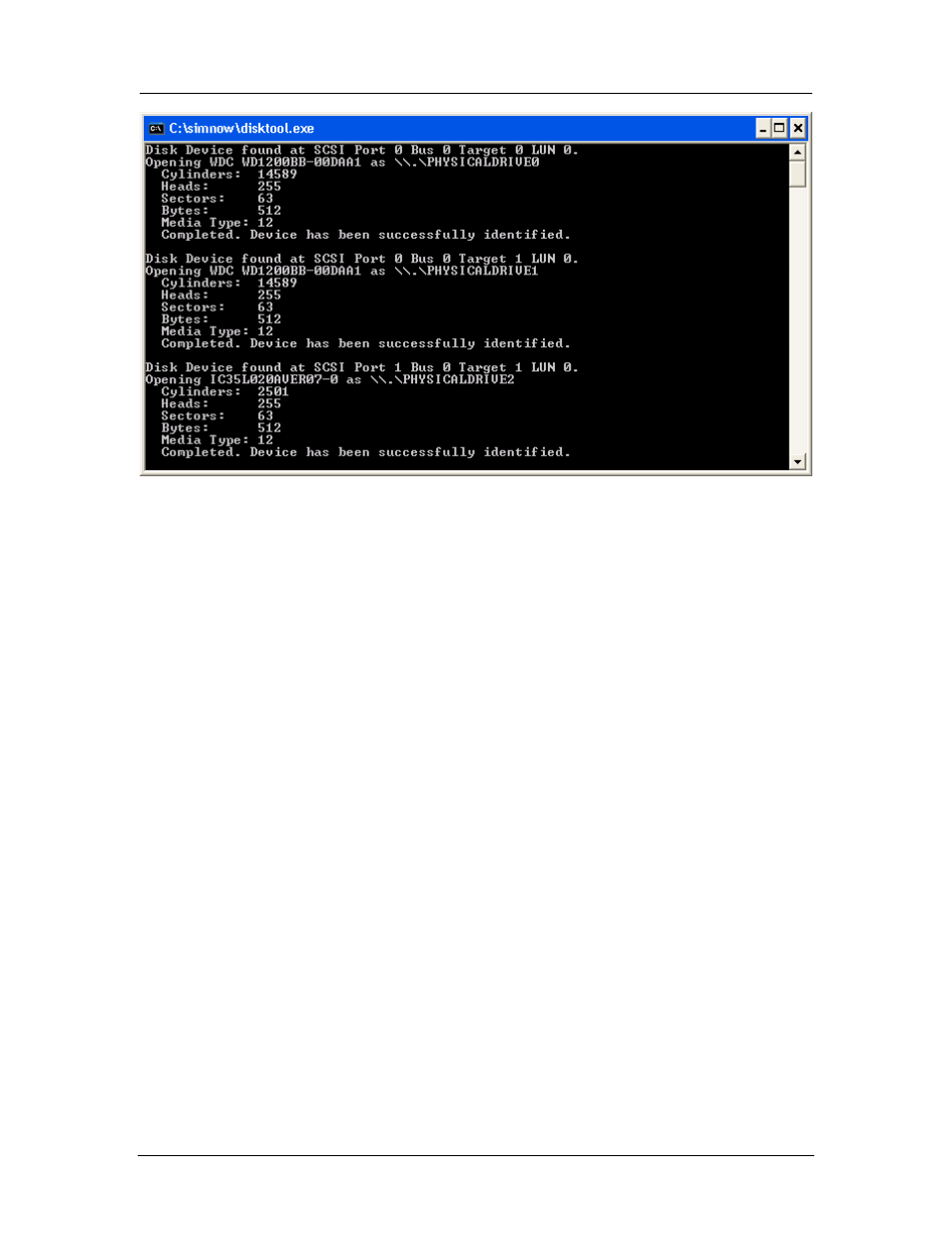 Figure 13-1: disktool shell window | AMD SimNow Simulator 4.4.4 User Manual | Page 171 / 269