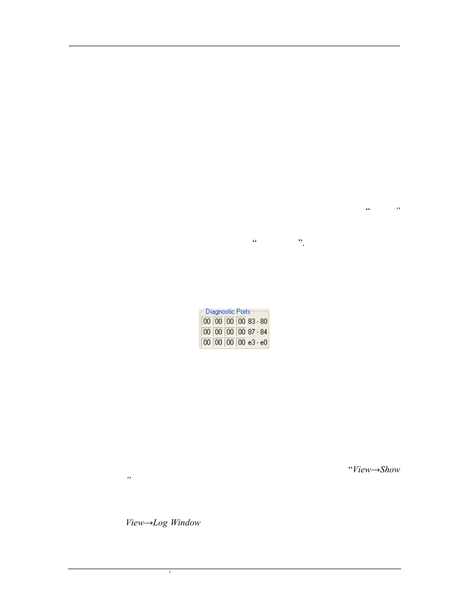 Clearing cmos, Logging pci configuration cycles, Figure 14-2: diagnostics display | 4 clearing cmos, 5 logging pci configuration cycles | AMD SimNow Simulator 4.4.4 User Manual | Page 177 / 269