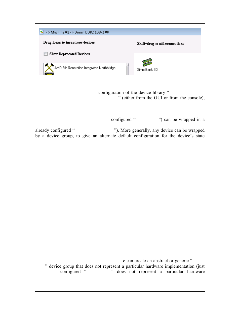 Example: quad-core node, Figure 3-10: children of dimm device group | AMD SimNow Simulator 4.4.4 User Manual | Page 34 / 269