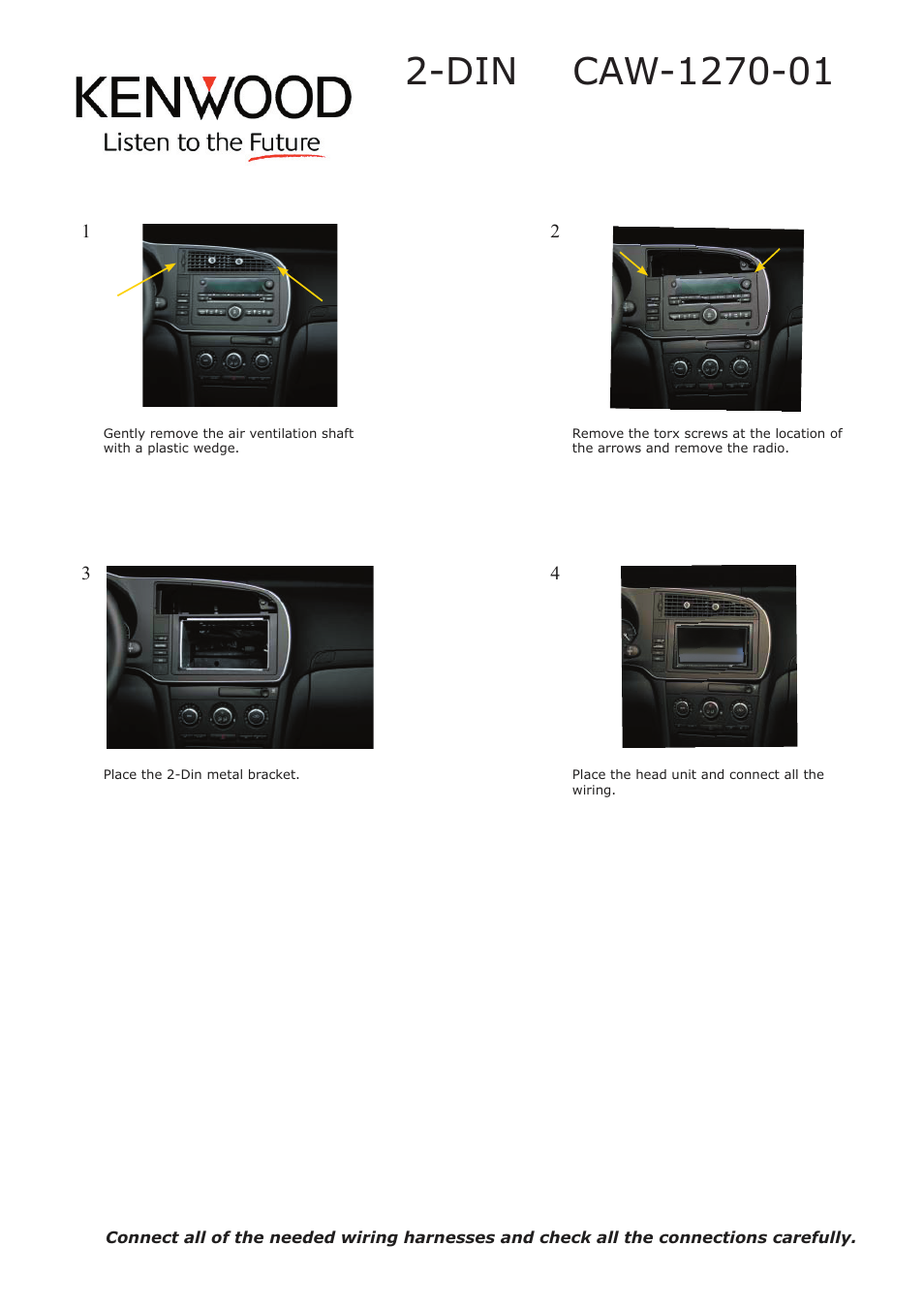 Kenwood CAW1270-01 User Manual | Page 2 / 2