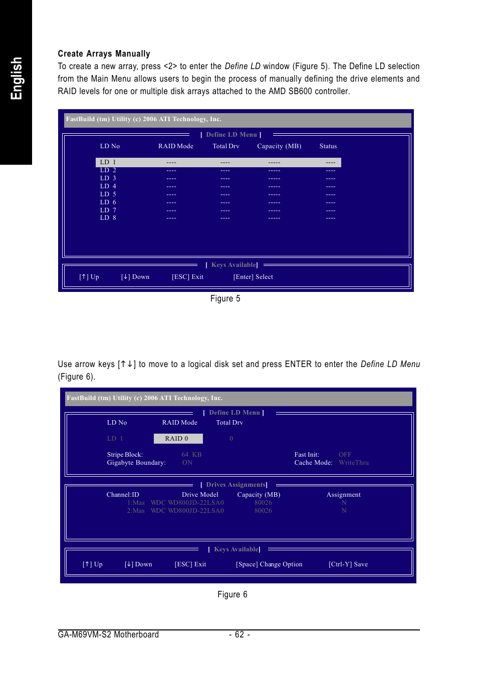 English, Figure 5, Figure 6 | AMD GA-MA69VM-S2 User Manual | Page 62 / 88