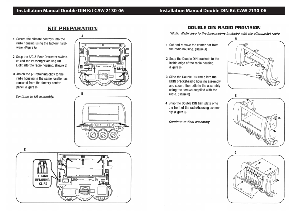 Kenwood CAW2130-06 User Manual | Page 4 / 4