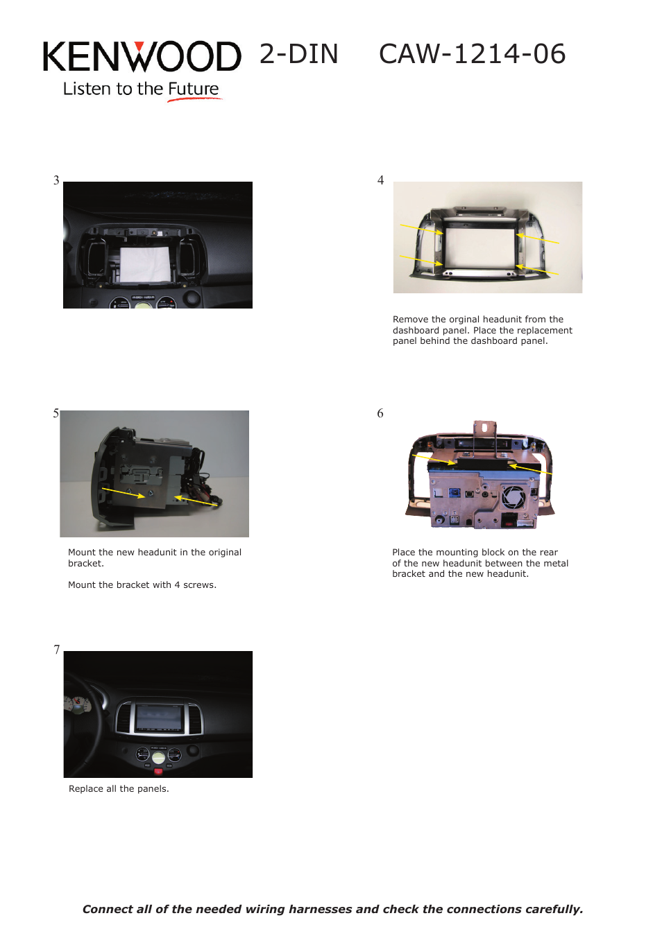 Kenwood CAW1214-06 User Manual | Page 2 / 2