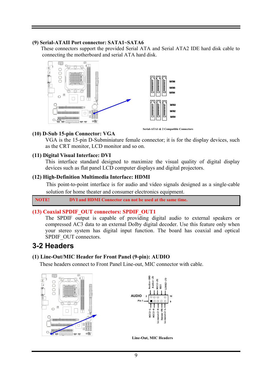 2 headers | AMD KM780V User Manual | Page 12 / 21