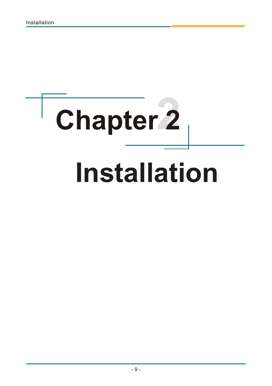 Т³гж 13, Installation, Chapter 2 | AMD SBX-5363 User Manual | Page 13 / 55