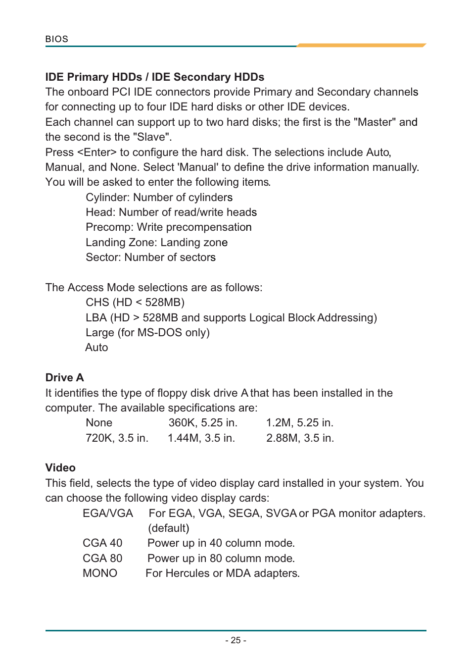 Т³гж 29, 3 standard cmos features | AMD SBX-5363 User Manual | Page 29 / 55