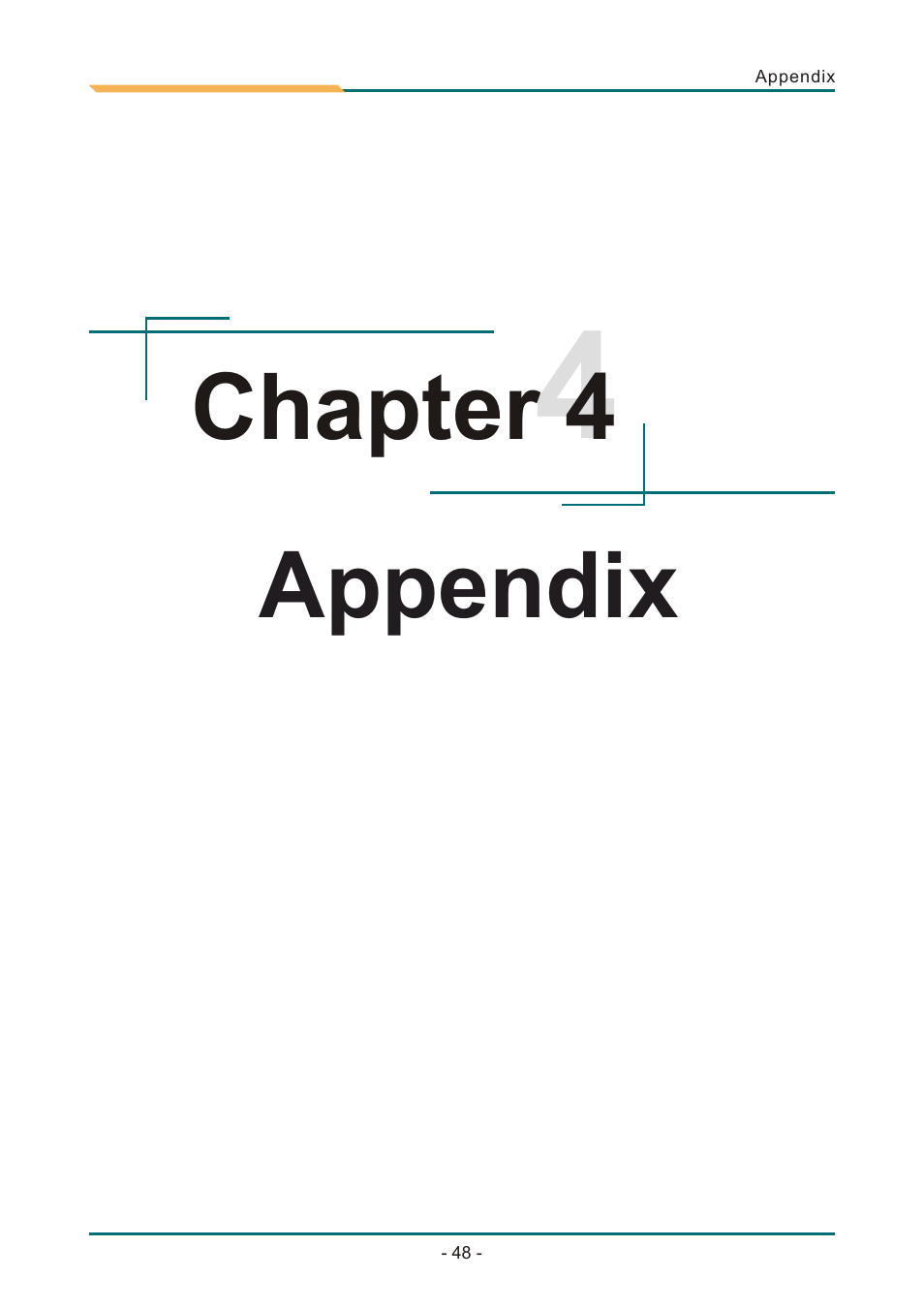 Т³гж 52, Appendix, Chapter 4 | AMD SBX-5363 User Manual | Page 52 / 55