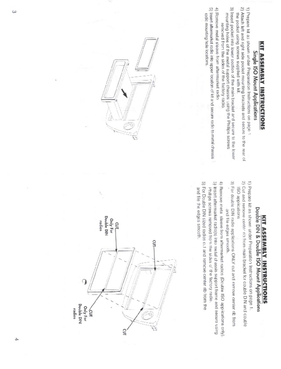 Klf assembly instructions | Kenwood CAW1130-06 User Manual | Page 3 / 4