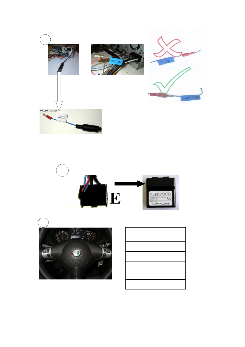 Kenwood CAW-AR2330 User Manual | Page 3 / 3