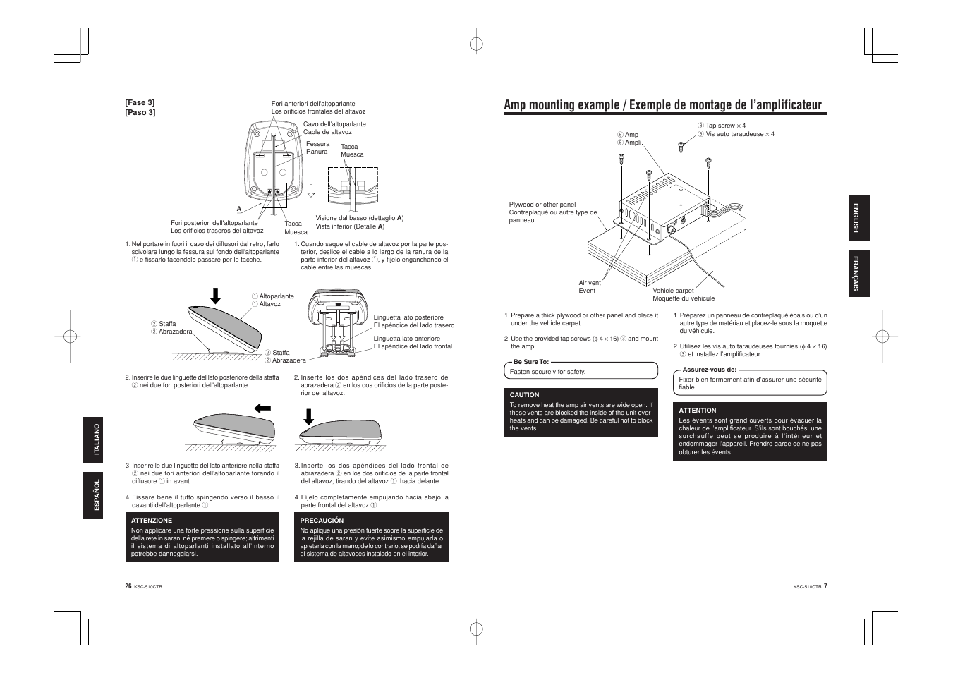 Kenwood KSC-510CTR User Manual | Page 7 / 11