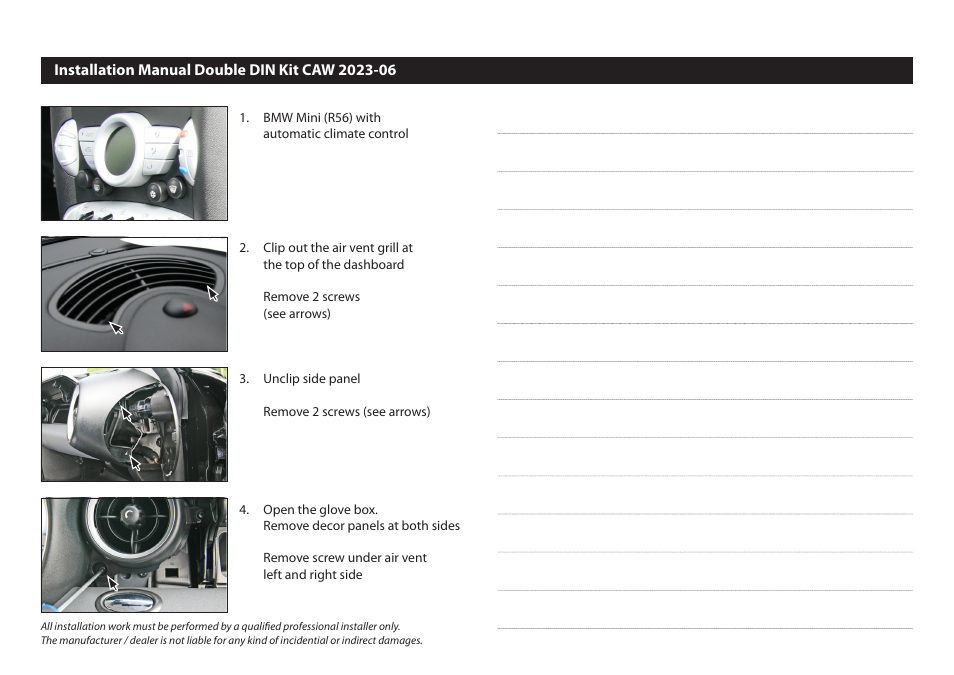 Kenwood CAW2023-06 User Manual | Page 2 / 4