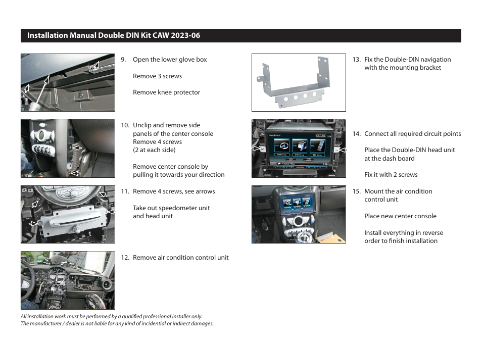 Kenwood CAW2023-06 User Manual | Page 4 / 4