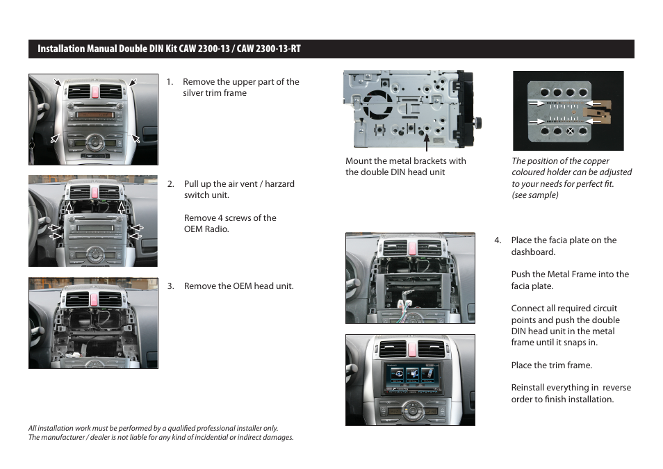 Kenwood CAW2300-13-RT User Manual | Page 2 / 2