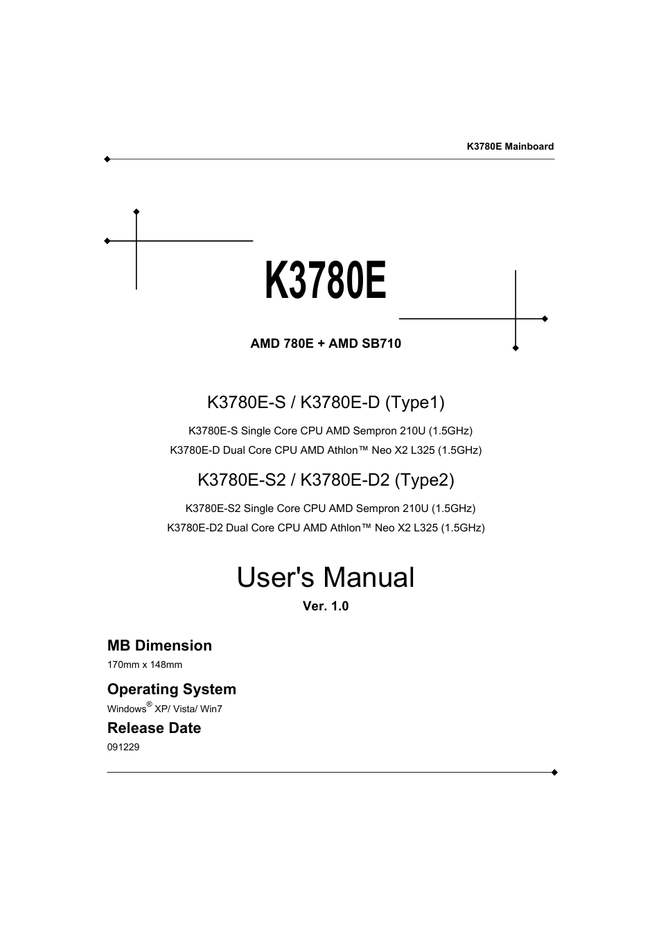 AMD K3780E User Manual | 43 pages