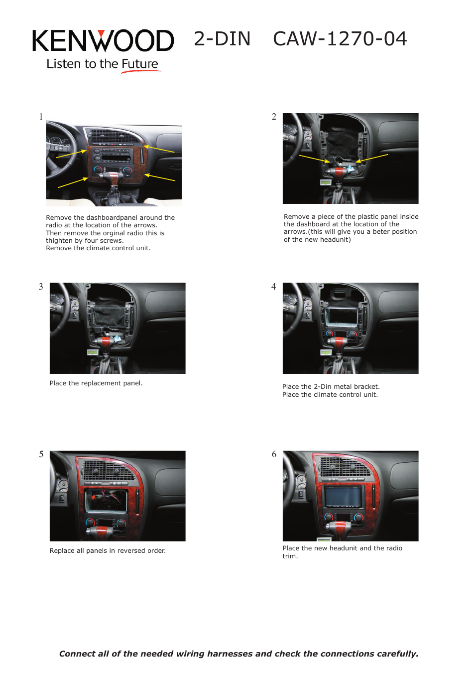 Kenwood CAW1270-04 User Manual | Page 2 / 2