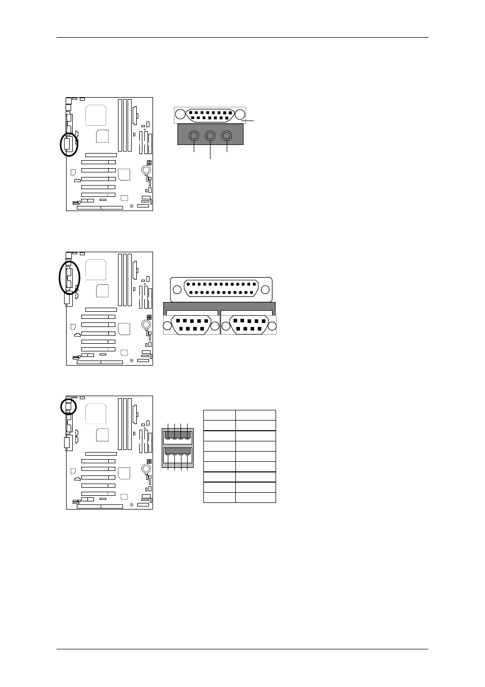 Connectors, Game & audio port, Com a / com b / lpt port | Usb 1 connector, Udio, Com a / com b / lpt p, Usb 1 c, Onnector | AMD 7ZX-1 User Manual | Page 10 / 46