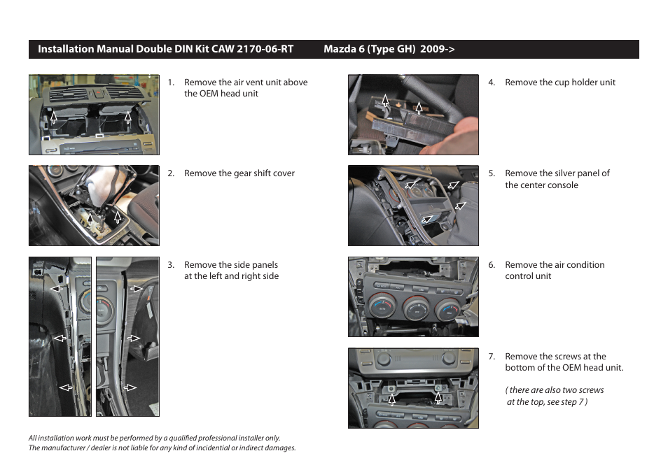 Kenwood CAW2170-06 User Manual | Page 2 / 2