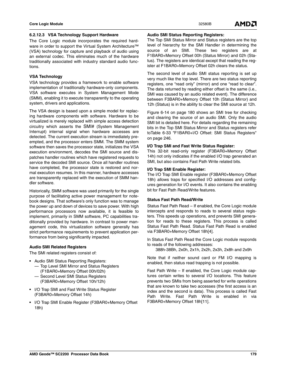 3 vsa technology support hardware | AMD Geode SC2200 User Manual | Page 171 / 429