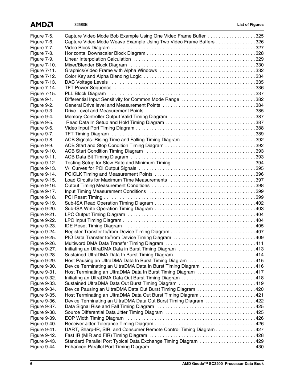 AMD Geode SC2200 User Manual | Page 6 / 429